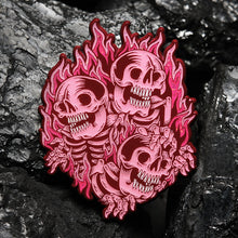 Load image into Gallery viewer, "Blazing Skull" Pin