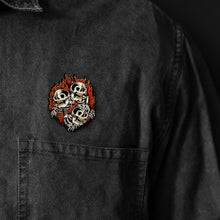 Load image into Gallery viewer, "Blazing Skull" Pin