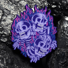 Load image into Gallery viewer, "Blazing Skull" Pin