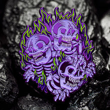 Load image into Gallery viewer, "Blazing Skull" Pin